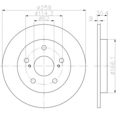 Kočioni disk TEXTAR 92164103