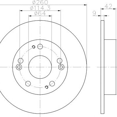 Kočioni disk TEXTAR 92164303