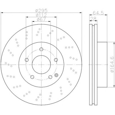 Kočioni disk TEXTAR 92165003