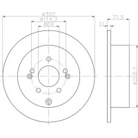 Kočioni disk TEXTAR 92166103