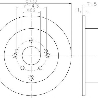 Kočioni disk TEXTAR 92166103
