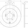 Kočioni disk TEXTAR 92167003