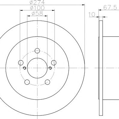 Kočioni disk TEXTAR 92167800