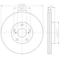 Kočioni disk TEXTAR 92168003