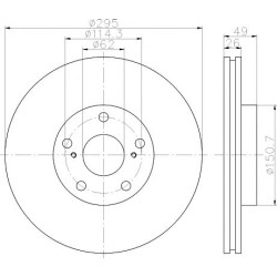 Kočioni disk TEXTAR 92168003