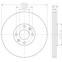 Kočioni disk TEXTAR 92168503