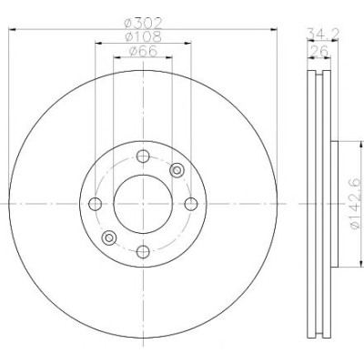 Kočioni disk TEXTAR 92168503