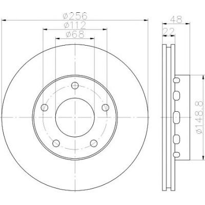 Kočioni disk TEXTAR 92174203