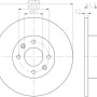 Kočioni disk TEXTAR 92175103