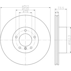 Kočioni disk TEXTAR 92176105