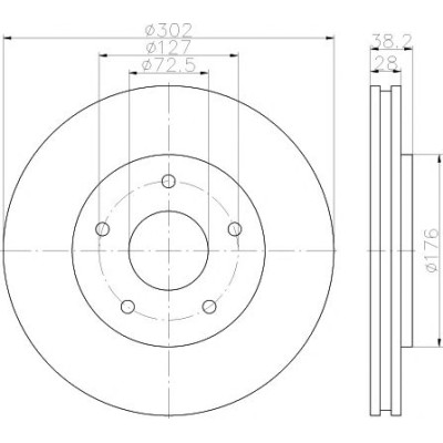 Kočioni disk TEXTAR 92181503