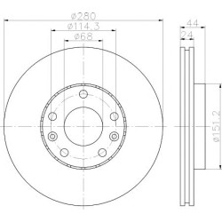 Kočioni disk TEXTAR 92195505