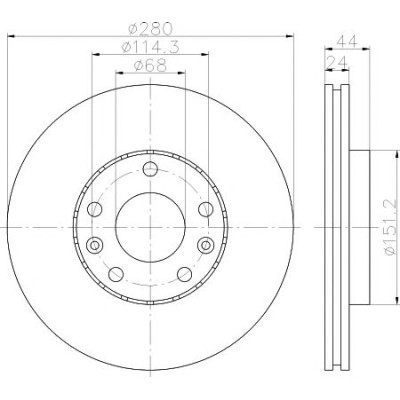 Kočioni disk TEXTAR 92195505