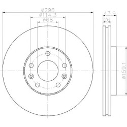 Kočioni disk TEXTAR 92195603