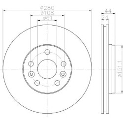 Kočioni disk TEXTAR 92202403