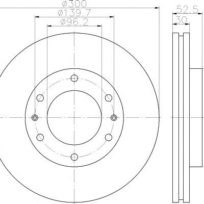 Kočioni disk TEXTAR 92203800