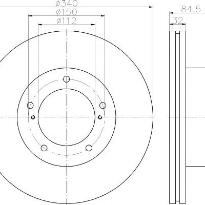 Kočioni disk TEXTAR 92204603