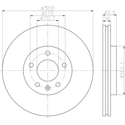 Kočioni disk TEXTAR 92205605