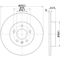 Kočioni disk TEXTAR 92205703
