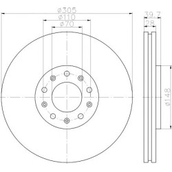 Kočioni disk TEXTAR 92220803