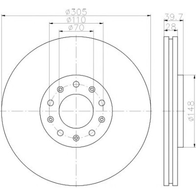 Kočioni disk TEXTAR 92220803