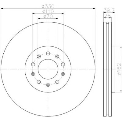 Kočioni disk TEXTAR 92220903
