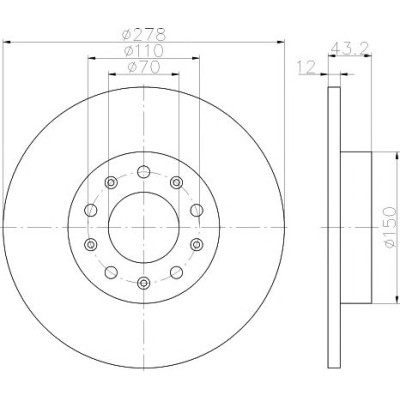 Kočioni disk TEXTAR 92221003