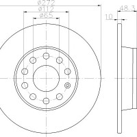 Kočioni disk TEXTAR 92224903