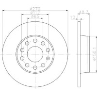 Kočioni disk TEXTAR 92224903