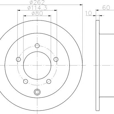 Kočioni disk TEXTAR 92227403