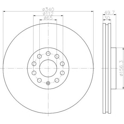 Kočioni disk TEXTAR 92229803