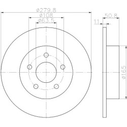 Kočioni disk TEXTAR 92238903