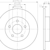 Kočioni disk TEXTAR 92239003