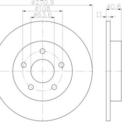 Kočioni disk TEXTAR 92239003