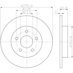 Kočioni disk TEXTAR 92239003