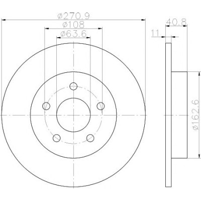 Kočioni disk TEXTAR 92239003