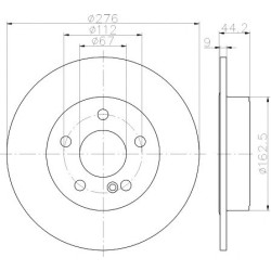 Kočioni disk TEXTAR 92241303