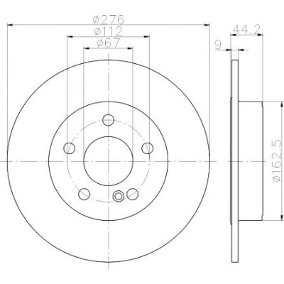 Kočioni disk TEXTAR 92241303
