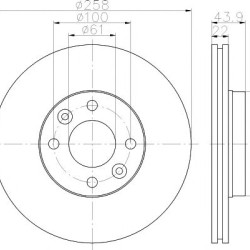 Kočioni disk TEXTAR 92241503