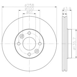 Kočioni disk TEXTAR 92241503