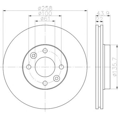 Kočioni disk TEXTAR 92241503