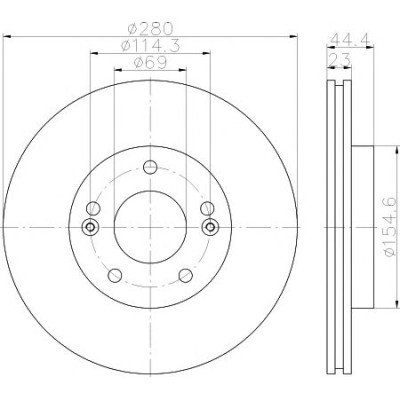 Kočioni disk TEXTAR 92243103