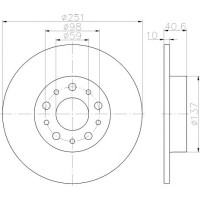 Kočioni disk TEXTAR 92244303