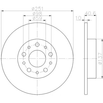 Kočioni disk TEXTAR 92244303