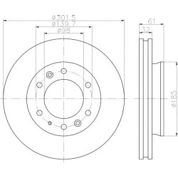 Kočioni disk TEXTAR 92253403