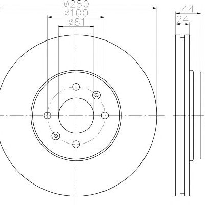 Kočioni disk TEXTAR 92254603