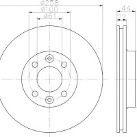 Kočioni disk TEXTAR 92255203