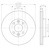 Kočioni disk TEXTAR 92255203