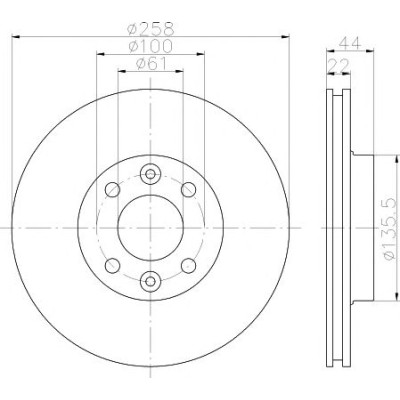 Kočioni disk TEXTAR 92255203