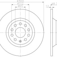 Kočioni disk TEXTAR 92255403